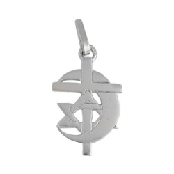 Pendentif 3 religions Or 9 carats ---- 
