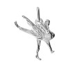 Pendentif judo Or 9 carats  - Bijouterie La Petite Française