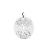 Pendentif monde et arbre de vie Or 9 carats  - 25 MM 