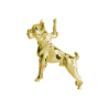Pendentif chien Boxer Or 9 carats  - 23 MM 