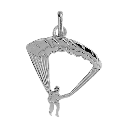 Pendentif parapentiste or 9 carats  - Bijouterie La Petite Française