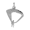 Pendentif parapentiste or 9 carats  - Bijouterie La Petite Française