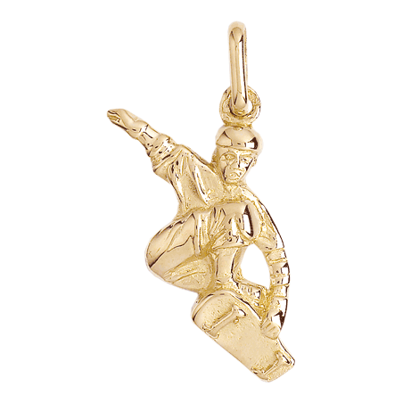 Pendentif skateur or 9 carats  - Bijouterie La Petite Française