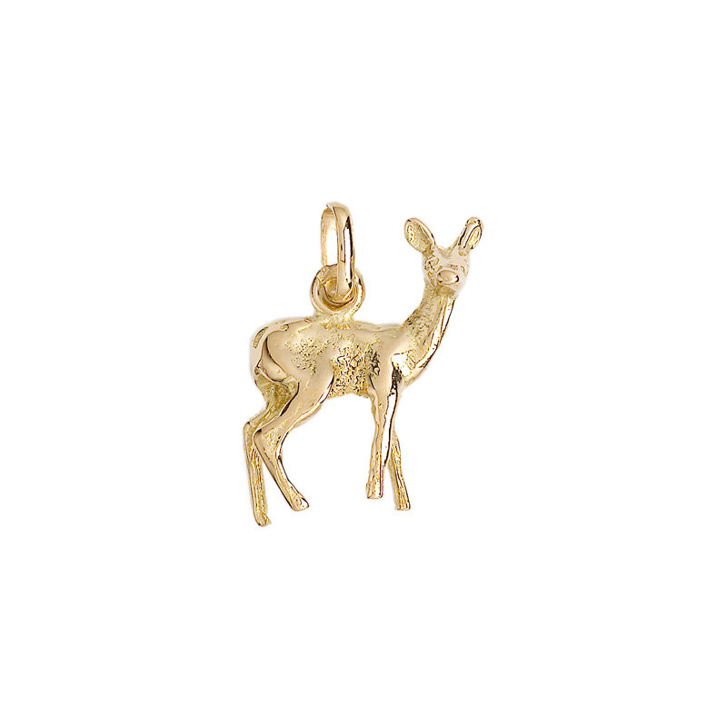 Pendentif biche Or 9 carats  