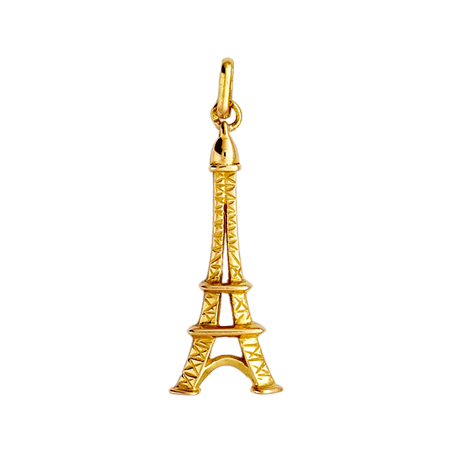 Pendentif tour Eiffel Or 9 carats  - 35 MM 