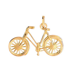 Pendentif vélo de route Or 9 carats  - Bijouterie La Petite Française