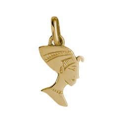 Pendentif Néfertiti Or 9 carats  