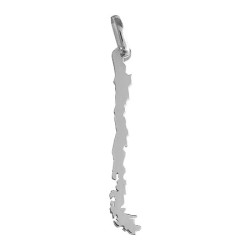 Pendentif carte Chili Or 9 carats  