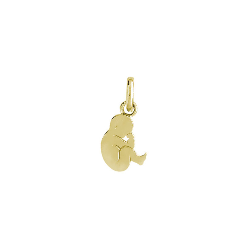 Pendentif foetus or 9 carats