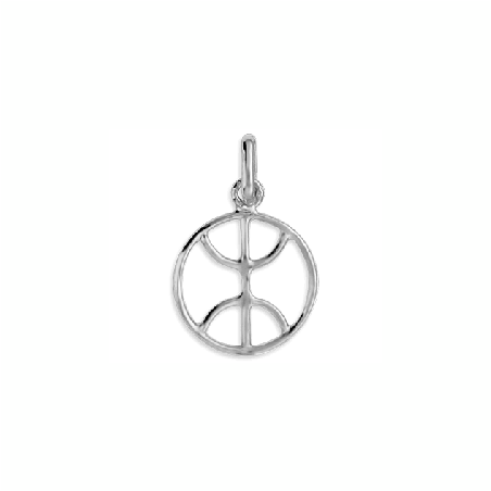 Pendentif Berbère cercle Or 9 carats  - 20 MM 