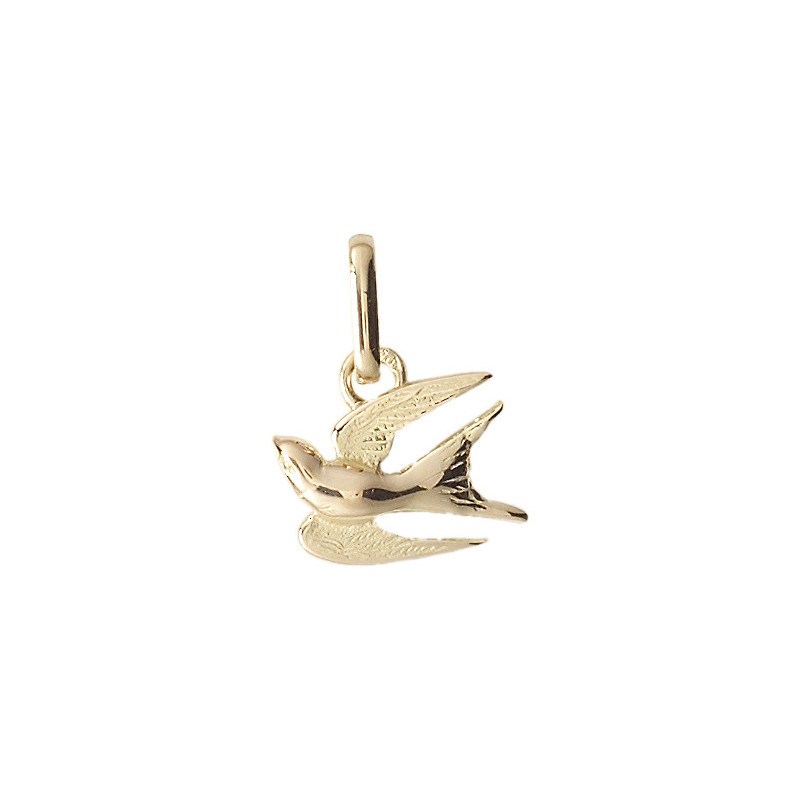 Pendentif hirondelle Or 9 carats  