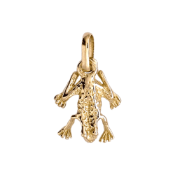 Pendentif grenouille Or 9 carats  - 17 MM- Bijouterie La Petite Française