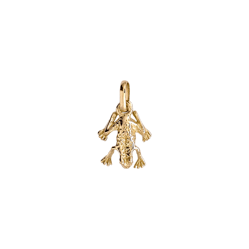 Pendentif grenouille Or 9 carats  - 17 MM- Bijouterie La Petite Française