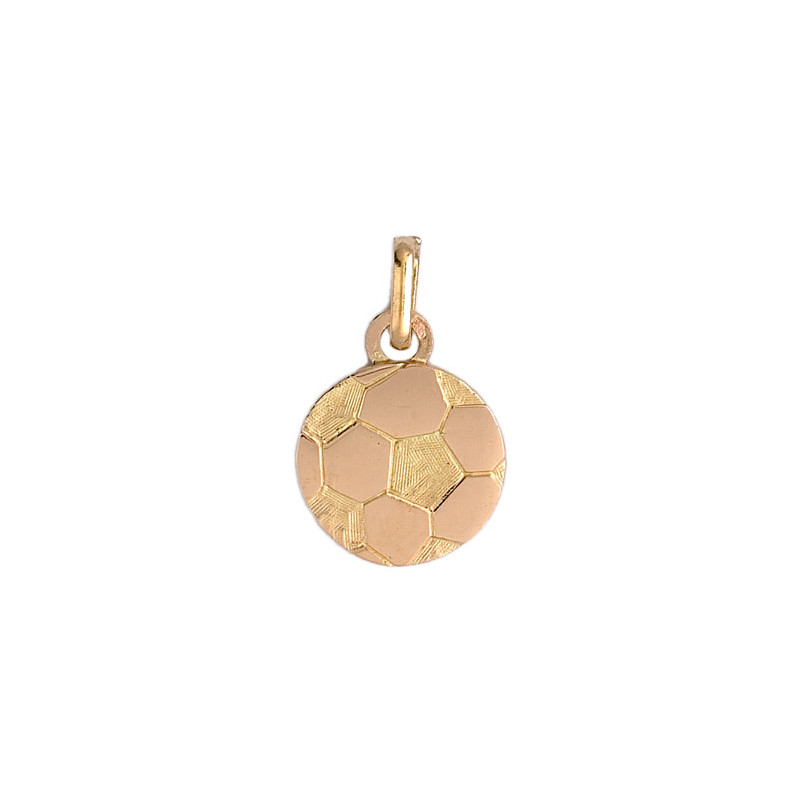 Pendentif ballon football Or 9 carats  - Bijouterie La Petite Française