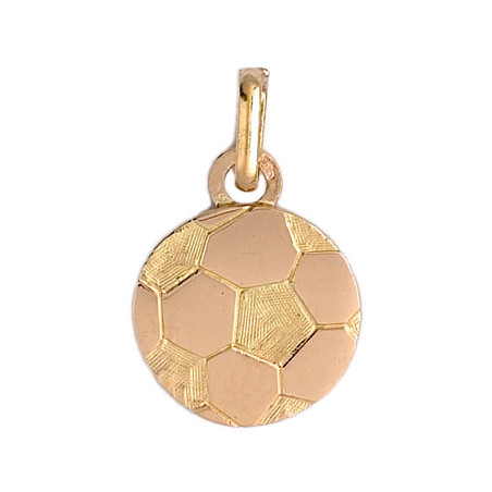 Pendentif ballon football Or 9 carats  - Bijouterie La Petite Française