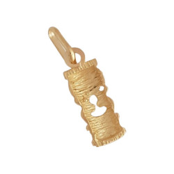 Pendentif Tiki Polynésien Or 9 carats  