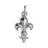 Pendentif Fleur de Lys Or 9 carats  - 21 X 11 MM 