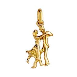 Pendentif danseurs Or 9 carats   - Bijouterie La Petite Française