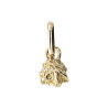 Pendentif pépite Or 9 carats - 12 MM - Bijouterie La Petite Française