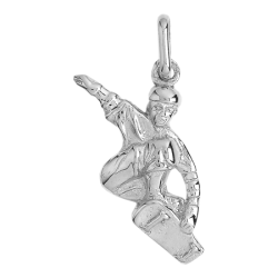 Pendentif skateur or 9 carats  - Bijouterie La Petite Française