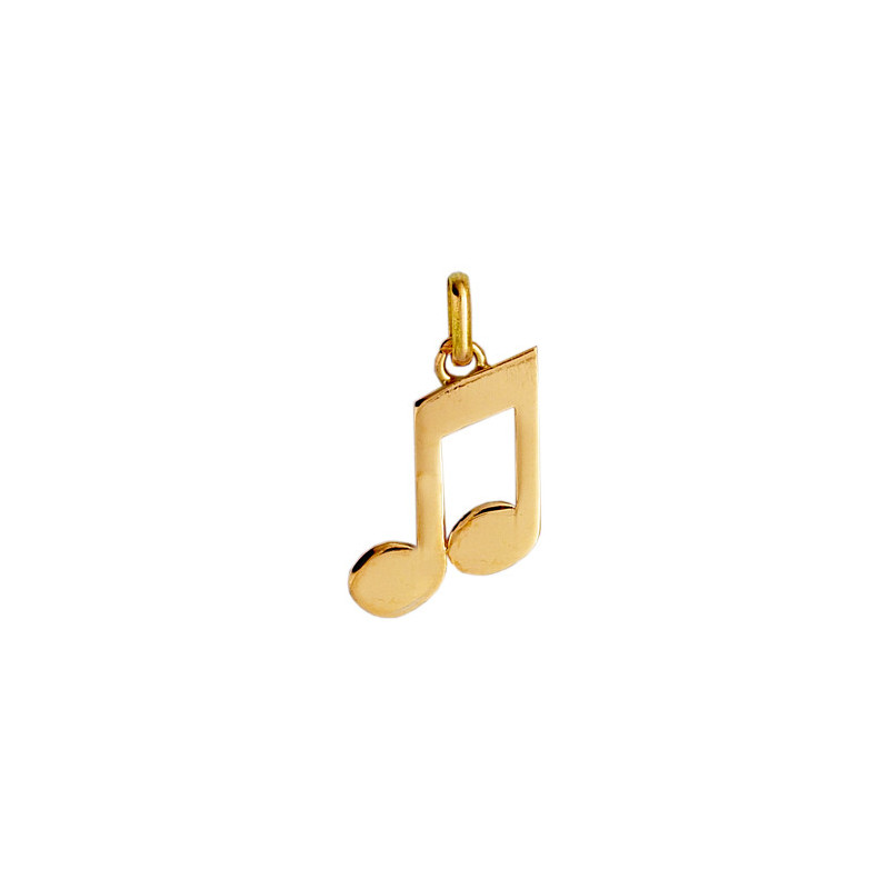 Pendentif double croche Or 9 carats  