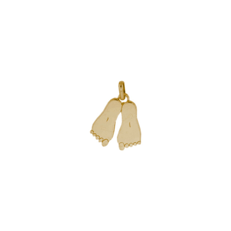 Pendentif pieds Or 9 carats  