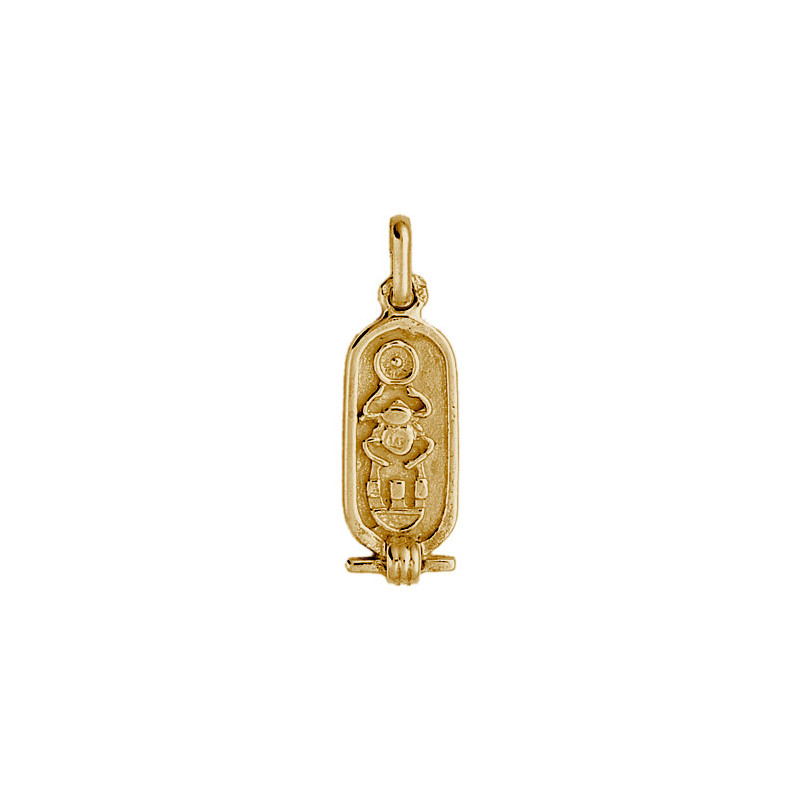 Pendentif cartouche Egyptien Or 9 carats