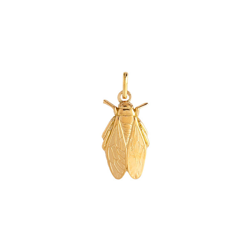 Pendentif cigale Or 9 carats- Bijouterie La Petite Française