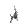 Pendentif chien Caniche Royal Or 9 carats  - 25 MM - Bijouterie La Petite Française