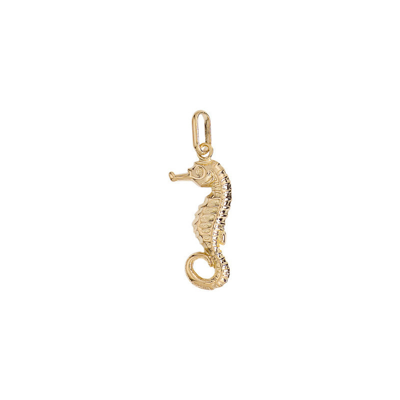 Pendentif Hippocampe Or 9 carats  - 34 MM- Bijouterie La Petite Française