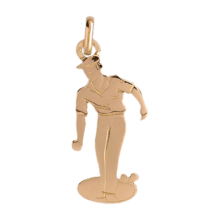 Pendentif bouliste Or 9 carats  - Bijouterie La Petite Française