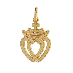 Pendentif coeur Vendéen Or 9 carats  