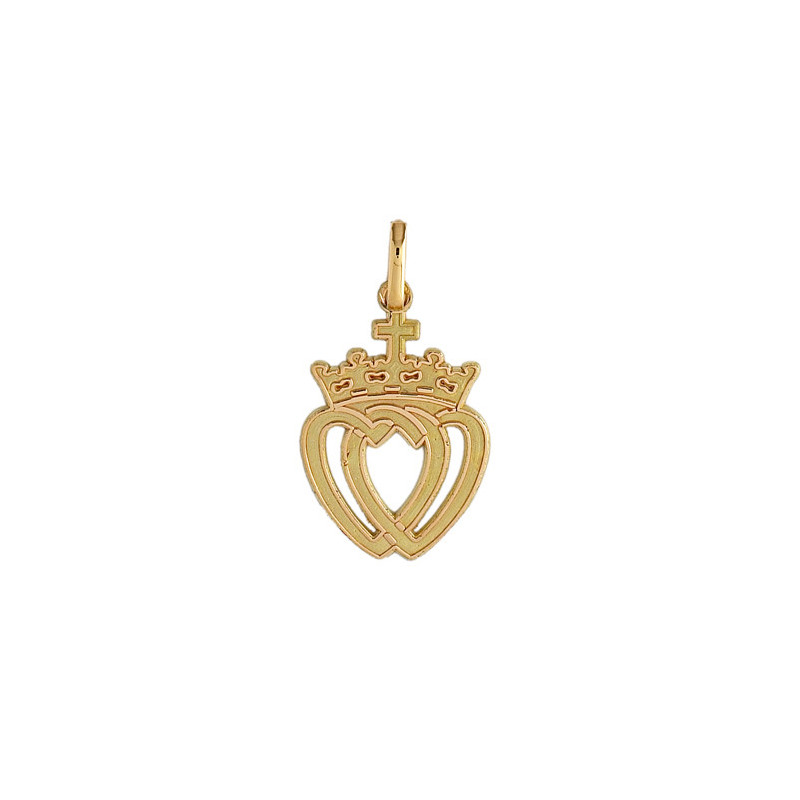 Pendentif coeur Vendéen Or 9 carats  