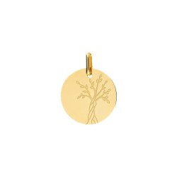 Médaille arbre de vie Or 9 carats  - Bijouterie La Petite Française
