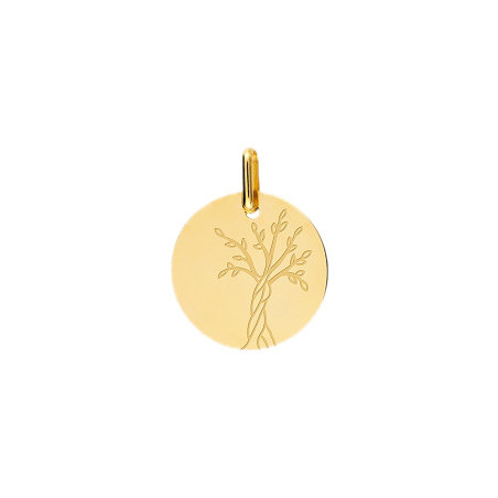 Médaille arbre de vie Or 9 carats  - Bijouterie La Petite Française