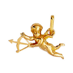 Pendentif ange Cupidon Or 9 carats  - Bijouterie La Petite Française