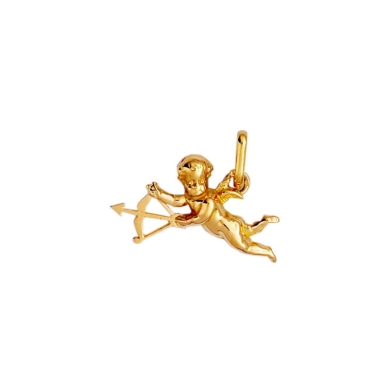 Pendentif ange Cupidon Or 9 carats  - Bijouterie La Petite Française