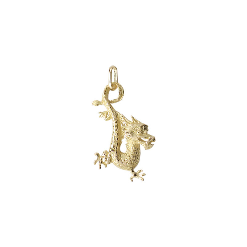 Pendentif dragon Or 9 carats- Bijouterie La Petite Française