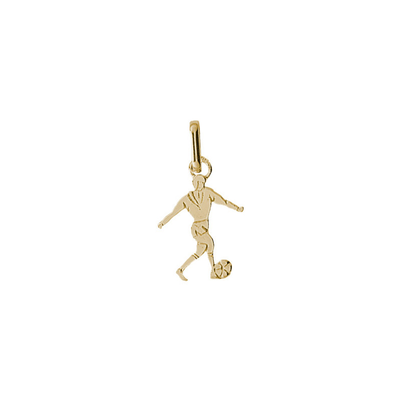 Pendentif footballeur Or 9 carats  - Bijouterie La Petite Française