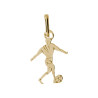 Pendentif footballeur Or 9 carats  - Bijouterie La Petite Française