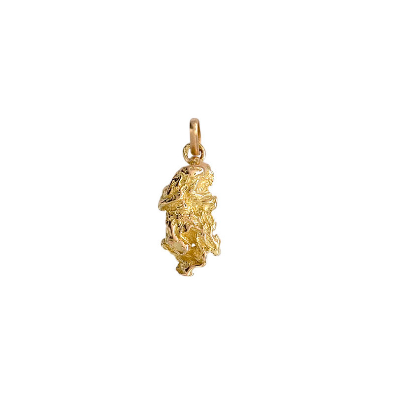 Pendentif pépite Or 9 carats - 23 MM - Bijouterie La Petite Française