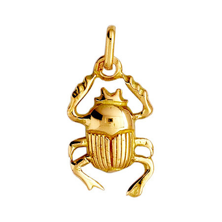 Pendentif scarabée Or 9 carats  