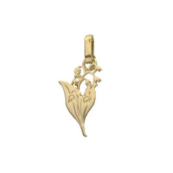 Pendentif brin de muguet en Or 9 carats Couleur Or:Jaune