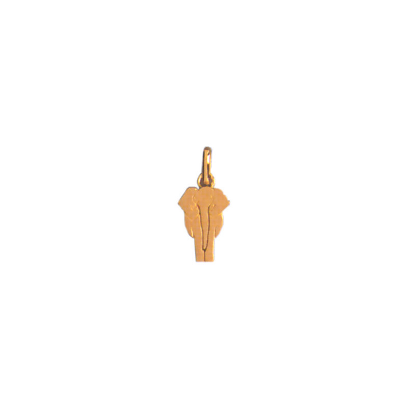 Pendentif éléphant Or 9 carats  - 19 x 9 MM 