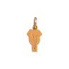 Pendentif éléphant Or 9 carats  - 19 x 9 MM 