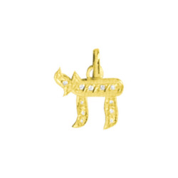 Pendentif Haï diamant Or 9 carats  