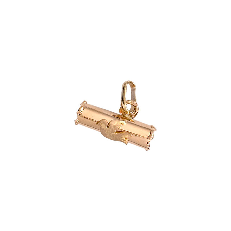 Pendentif porte-message Or 9 carats  