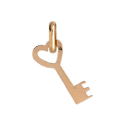 Pendentif clef de mon coeur Or 9 carats  - Bijouterie La Petite Française