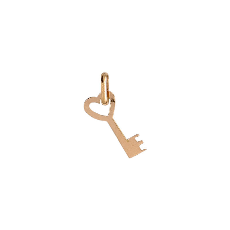 Pendentif clef de mon coeur Or 9 carats  - Bijouterie La Petite Française