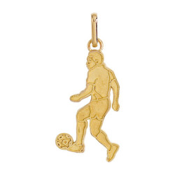 Pendentif footballeur Or 9 carats  - Bijouterie La Petite Française